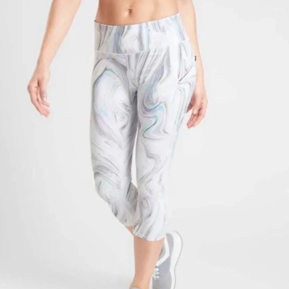 Athleta Contender Opal Capri Powerlift Leggings - Size Small sku#118 - Picture 2 of 9